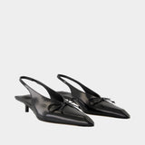 Cubisto B Slingbacks - Jacquemus - Leather - Black