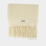 L'Echarpe Carro - Jacquemus - Wool - White