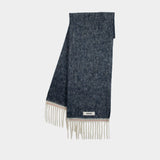 L'Echarpe Carro - Jacquemus - Wool - Blue
