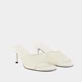 Cubisto Sandals - Jacquemus - Leather - White