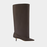 Tourni H Boots - Jacquemus - Leather - Brown