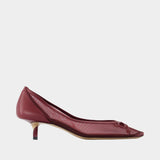 Tourni B Pumps - Jacquemus - Leather - Burgundy