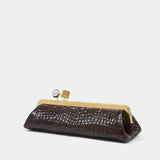 La Pochette Salon - Jacquemus - Cotton - Brown