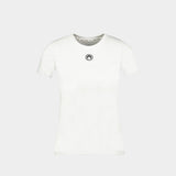 Moon Logo Baby Fit T-Shirt - Marine Serre - Cotton - White