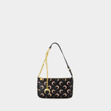 Moon Canvas Core Shoulder Bag - Marine Serre - Leather - Brown