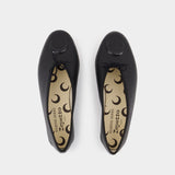 Lilouh ballerinas - Marine Serre - Leather - Black