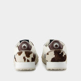 Sneakers Rise - Marine Serre - Leather - Brown