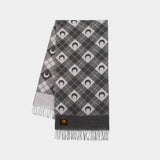 Scarf - Marine Serre - Wool - Light Grey