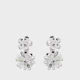Daisy Wild Statement Earrings - Marc Jacobs - Metal - Silver
