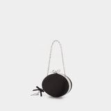 Oval Clutch - SELF PORTRAIT - Synthetic - Black