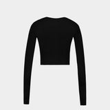 Bea Cropped Cardigan - Vivienne Westwood - Cotton - Black