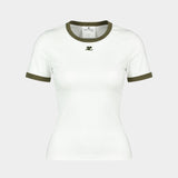 T-Shirt - Courreges - Cotton - White