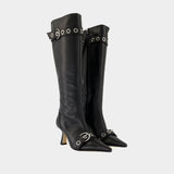 Vivian Boots - Aeyde - Leather - Black