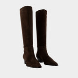 Medea boots - Aeyde - Leather - Brown
