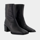 Amina Ankle Boots - Aeyde - Leather - Black