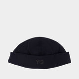 Ducker Beanie - Y-3 - Synthetic - Black
