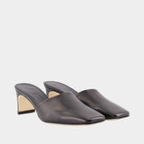 Blithe Mules - Aeyde - Leather - Black