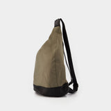 Hakama Tuck Backpack - YOHJI YAMAMOTO - Synthetic - Khaki
