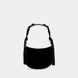 Oskan Soft Zip Shoulder Bag - Isabel Marant - Leather - Black