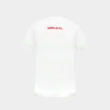 Hare Illustration T Shirt - Simone Rocha - Cotton - White