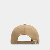 3p Cursive Logo Cap - 3.PARADIS - Wool - Beige