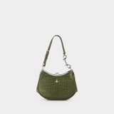 Charm Frame Purse - Vivienne Westwood - Leather - Khaki