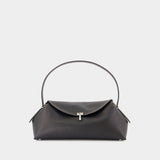 T-Lock Shoulder Bag - TOTEME - Leather - Black