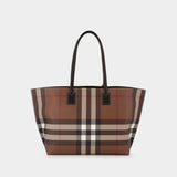 Medium Soft Gc9 Shopper Bag - Burberry - Synthetic - Brown
