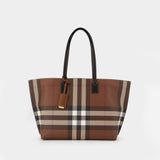 Medium Soft Gc9 Shopper Bag - Burberry - Synthetic - Brown