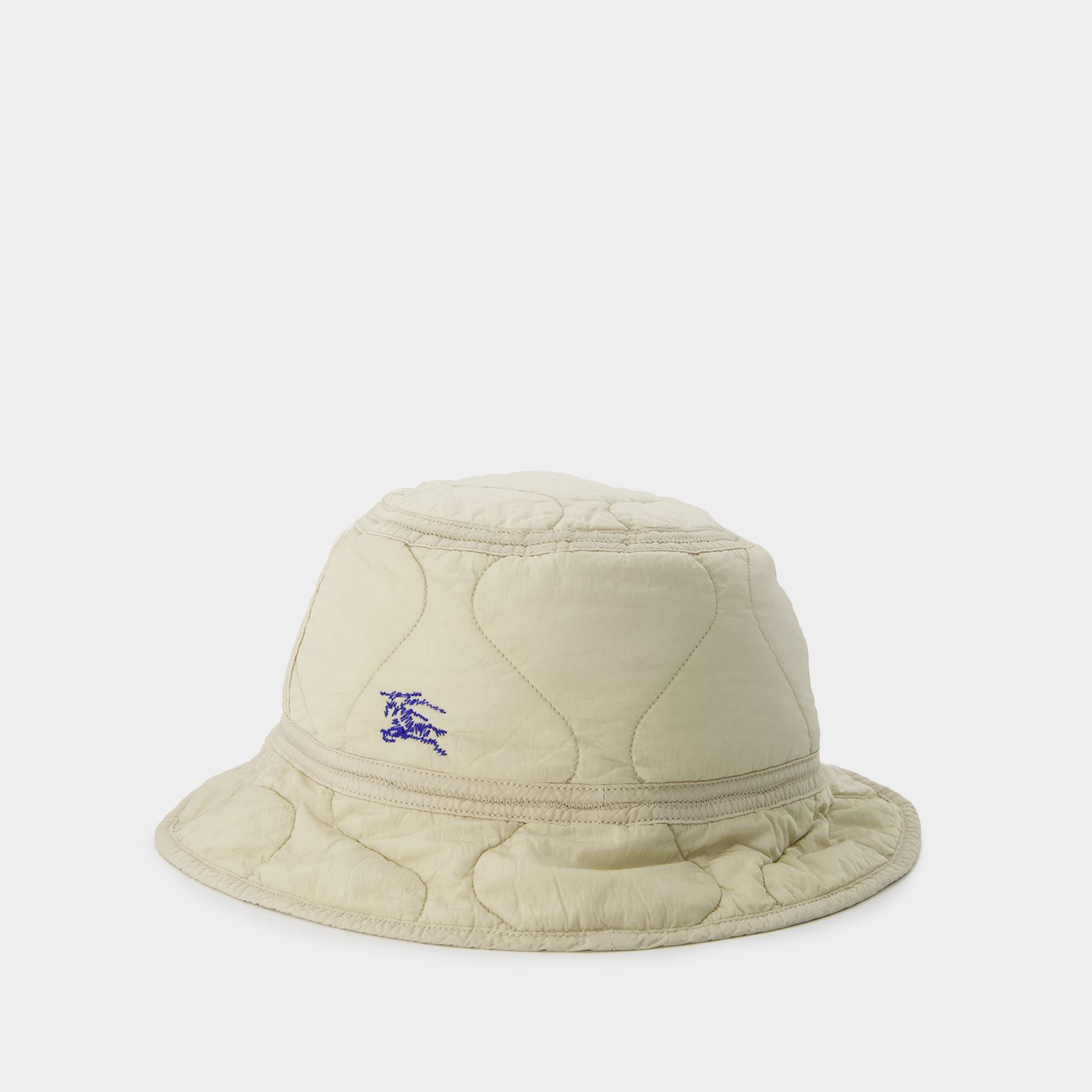 Quilted Bucket Hat - Burberry - Nylon - Beige Vintage Burberry Beige Bucket Hat Unisex | eBay main image 4