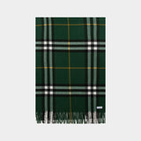 Giant Check Scarf - Burberry - Cashmere - Green