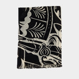 Ekd Large Scarf - Burberry - Wool - Black