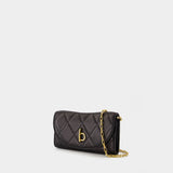 Rocking Horse Wallet On Chain - Burberry - Leather - Black