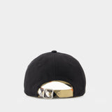 Gabardine Bucket Hat - Burberry - Cotton - Black