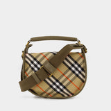 Small B-Clip Messenger Crossbody - Burberry - Synthetic - Beige