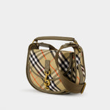 Small B-Clip Messenger Crossbody - Burberry - Synthetic - Beige