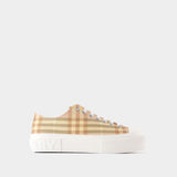 Lf Jack Low Sneakers - Burberry - Synthetic - Beige