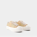 Lf Jack Low Sneakers - Burberry - Synthetic - Beige