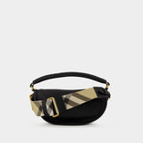 B-Clip Shoulder Bag - Burberry - Leather - Black