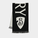 Scarf - Burberry - Wool - Black