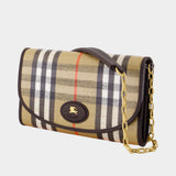 Highlands Wallet On Chain - Burberry - Cotton - Beige