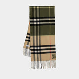 Mu Double Scarf - Burberry - Cashmere - Green