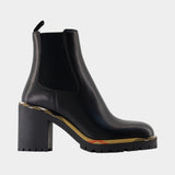 Gravel 70 Ankle Boots - Burberry - Leather - Black