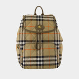 Horseshoe S21 Backpack - Burberry - Nylon - Beige