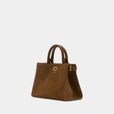 Ll Mini Cotswolds Shopper Bag - Burberry - Leather - Brown