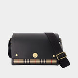 Ll Medium Crossbody - Burberry - Leather - Black