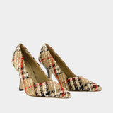 Lf Dame 90 Pumps - Burberry - Synthetic - Multicolor