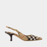 Lf Dame 55 Pumps - Burberry - Nylon - Multicolor