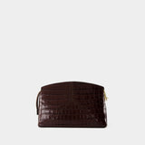 The Victoria Clutch - Victoria Beckham - Leather - Brown