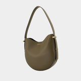 Medium Dia Shoulder Bag - Victoria Beckham - Leather - Khaki